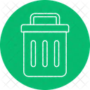 Garbage Bin Recycle Icon