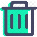 Trash Garbage Bin Icon