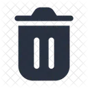 Trash Garbage Bin Icon