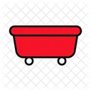 Trash Trolley Garbage Icon