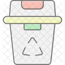 Trash Lineal Color Icon Icon