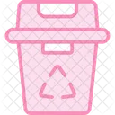 Trash Duotone Line Icon Icon