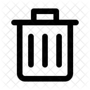 Trash Bin Garbage Icon