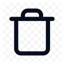 Trash Garbage Bin Icon