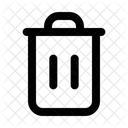Trash Delete Rubbish Bin Icon