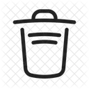 Trash Garbage Bin Icon