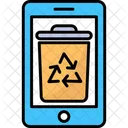 Trash Mobile Data  Icon