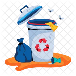 Trash Pollution  Icon