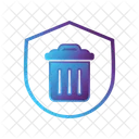 Trash Security Shield  Icon