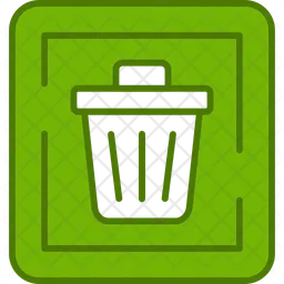 Trash sign  Icon