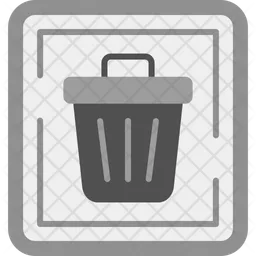 Trash sign  Icon