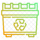 Trash Sorting Bins Icon