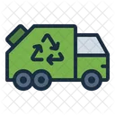 Trash Truck Waste Collection Icon