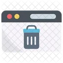 Trash Website Web Icon