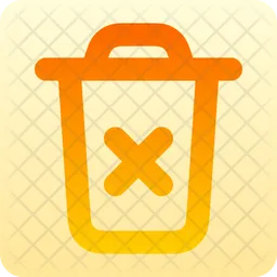 Trash-xmark-alt  Icon