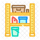 Garaje Trastero Estanterias Icono