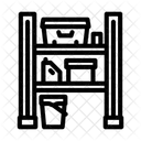 Garaje Trastero Estanterias Icono
