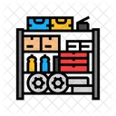 Garaje Trastero Estanterias Icono