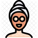Tratamiento facial  Icono