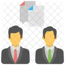 Personal Dialogo Negocios Icon