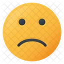 Traurig Gesicht Emoji Icon