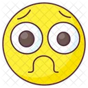 Trauriges Emoji Trauriger Ausdruck Emotag Symbol