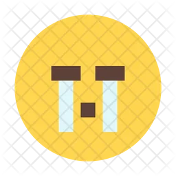 Trauriger Schrei Emoji Symbol