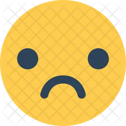 Trauriger Smiley Emoji Symbol