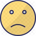 Trauriger Smiley Trauriges Gesicht Emoticon Symbol