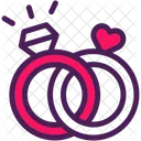 Ringe Diamant Verlobung Symbol