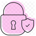 Seguranca Lock Color Shadow Thinline Icon Icon