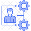 Travail Cycle Processus Icône