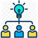 Idee De Groupe Reunion De Groupe Idee De Conception Icône