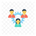 Travail Dequipe Collaboration Cooperation Icon