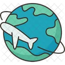 Travel World Flight Icon