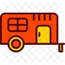Travel Trailer Bus Icon