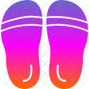 Beach Flip Flops Sandal Icon