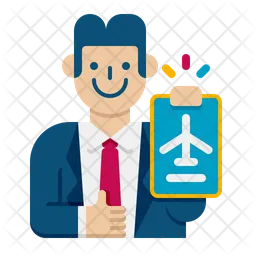 Travel Agent  Icon