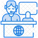 Travel Agent Travel Tour Icon