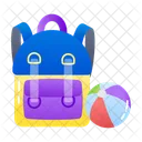 Travel Gear Travel Backpack Travel Knapsack Icon