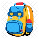 Knapsack Travel Backpack Travelling Bag Icon