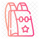 Travel Backpack Retail Bag Icon