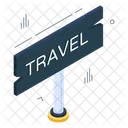 Roadboard Signboard Travel Board Icon
