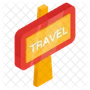 Travel Board Sign Signboard Icon