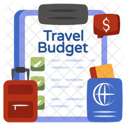 Travel Budget Plan  Icon