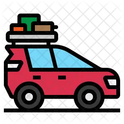 Travel Car  Icon