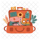 Travel Essentials Bag Suitcase Icon