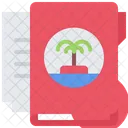 Island Palm Tree Folder Icon
