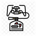 Travel Gas Burner Icon