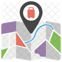 Travel Guide Map Gps Icon